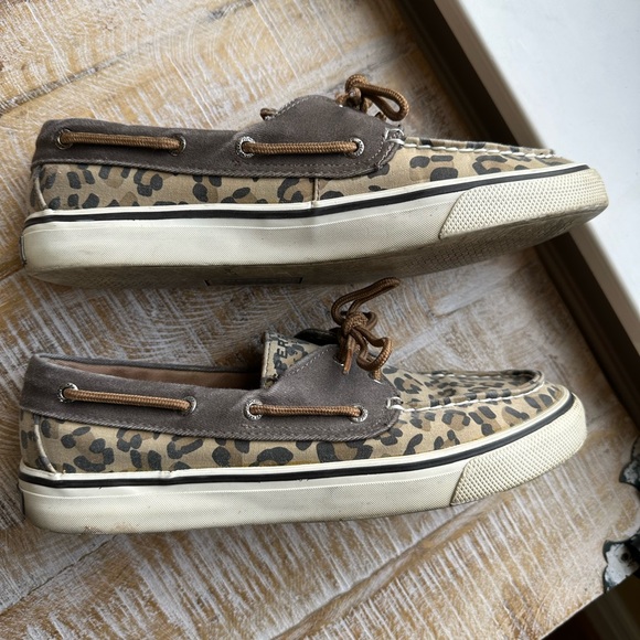 Sperry top sider- leopard print- size 8 - Picture 2 of 8